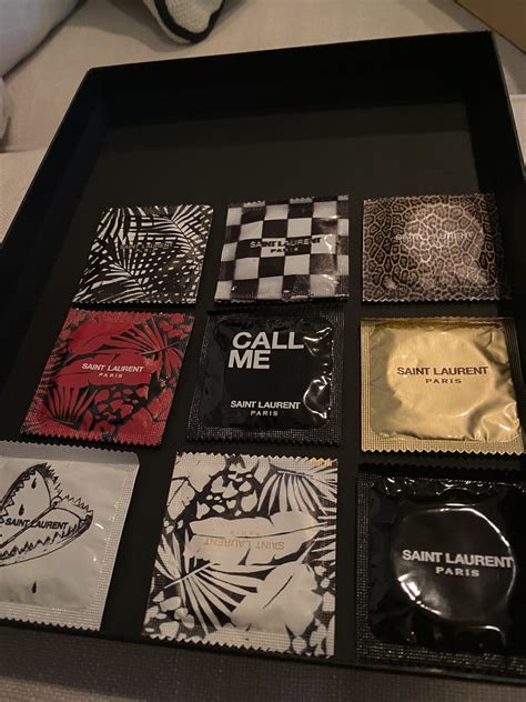 saint laurent condom|Saint Laurent Gets Dirty With Their Own Condom Line